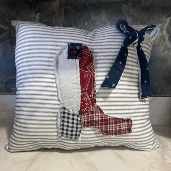 Simply Iva's Other - Upcycled Quilt Pillow
